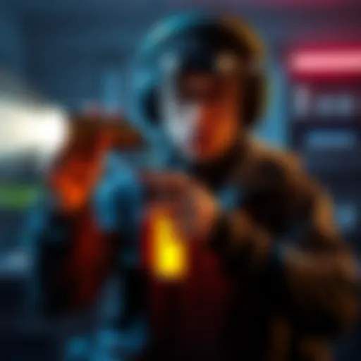 A game developer shows flashlight mechanics along with battery pickups, highlighting issues in Blueprint setup.