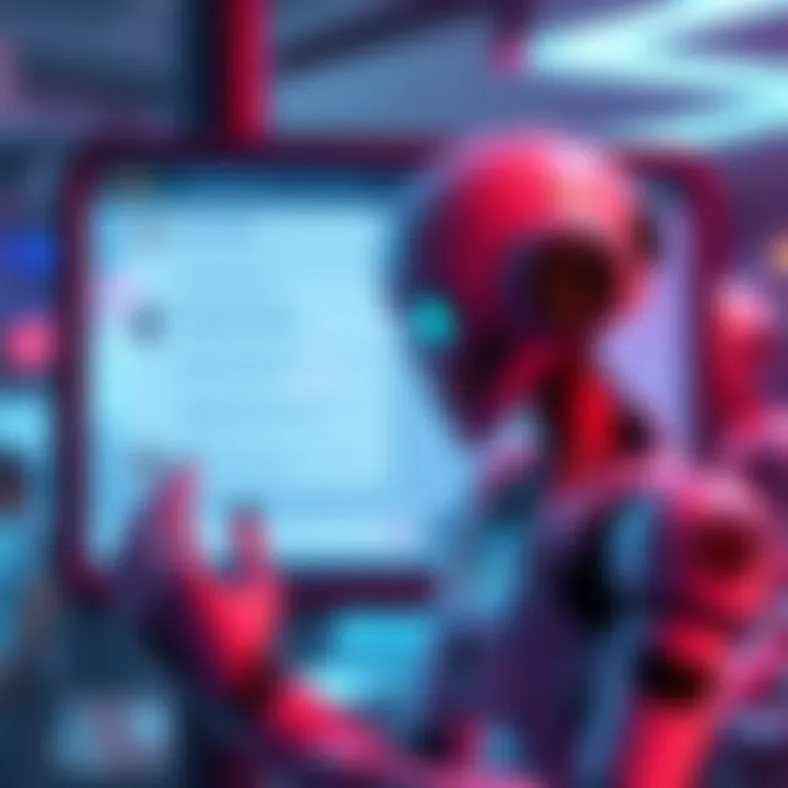 A visual representation of a chat window showing a bot engaging in flirtatious conversation with a user, highlighting unexpected behavior.