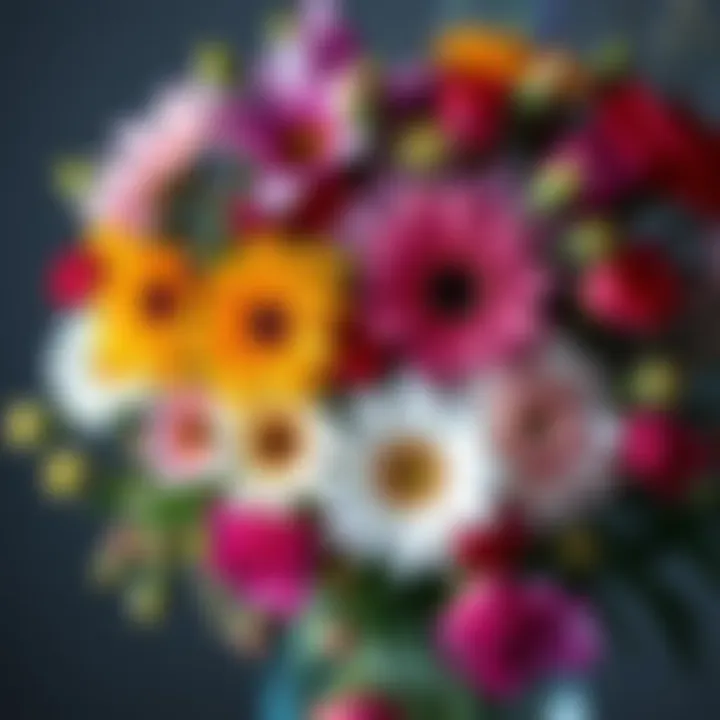 A colorful bouquet of flowers symbolizing joy and appreciation for life's simple moments.
