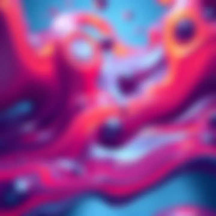 A graphic showing fluid start/stop issues in Blender with visual indicators for caching problems and keyframe troubleshooting