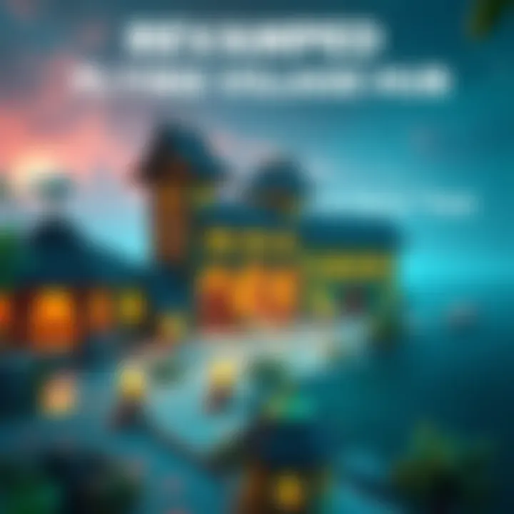 A fresh look at the Flying Turtle Village hub featuring new layout and vibrant elements