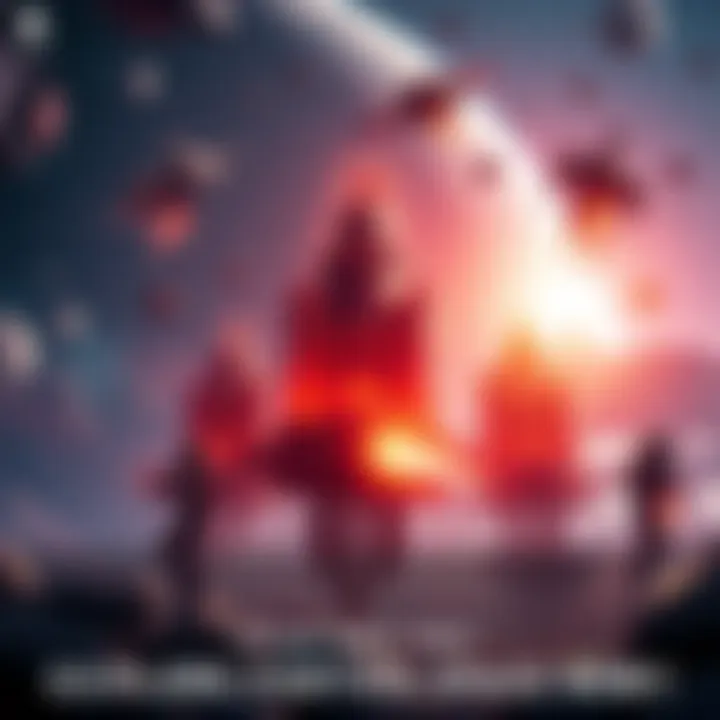 A scene from the game Fortified Space showing classic tower defense elements in a space setting.