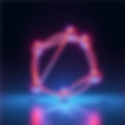 Illustration showing four N-Gons connected without forming any poles in geometry