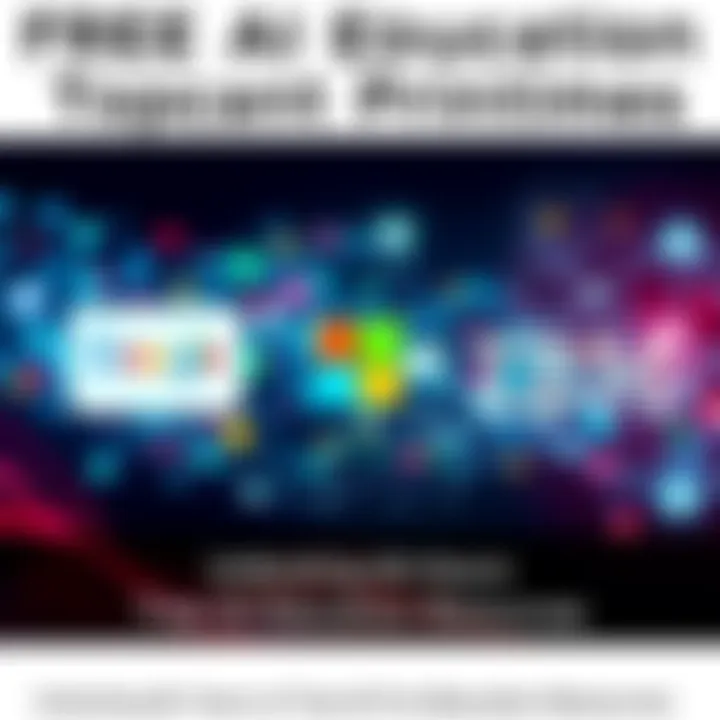 A collage of logos from Google, Microsoft, and IBM representing free AI education resources