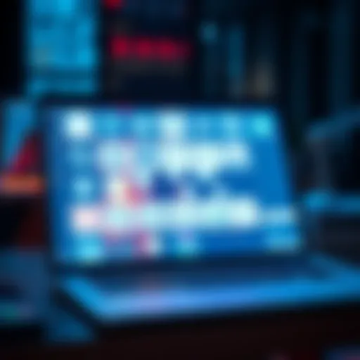 A laptop displaying various free AI tools and applications for writing and research on the screen