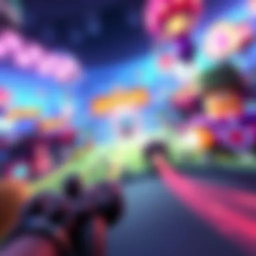A screenshot from a new game demo showing vibrant game graphics and interactive gameplay elements.