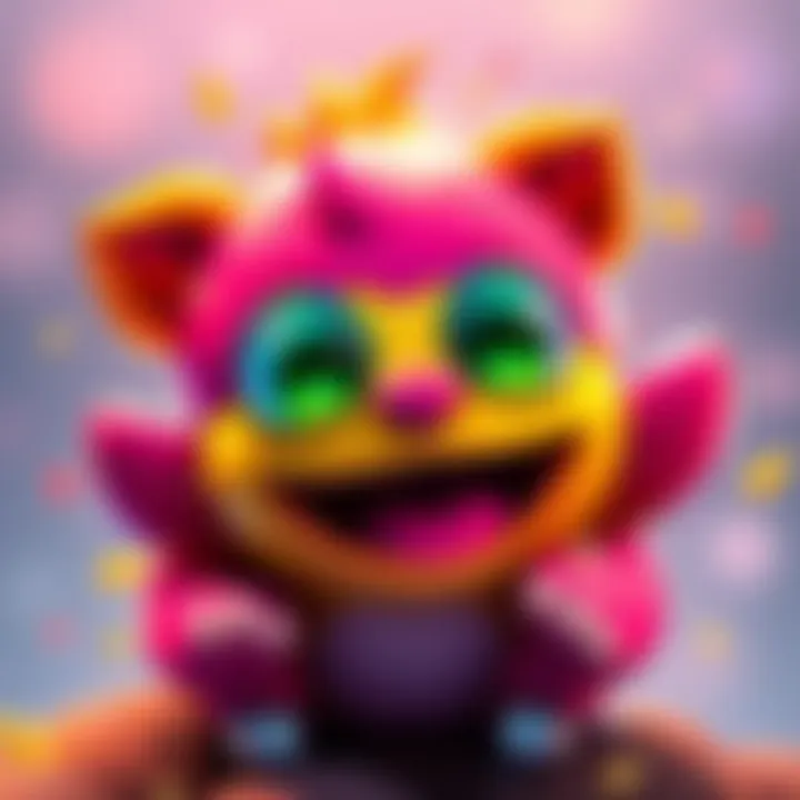 A colorful illustration showcasing the Gigglebub model, emphasizing its features and applications for various projects.