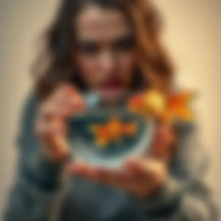 A person looking frustrated with a friend, holding a bowl with a dead goldfish in it, showcasing a humorous comparison in friendship dynamics