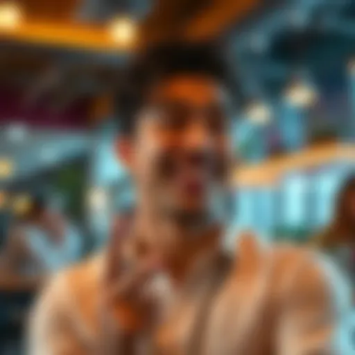 A person casually encouraging conversation with a friendly expression, suggesting a lighthearted approach to getting better responses.