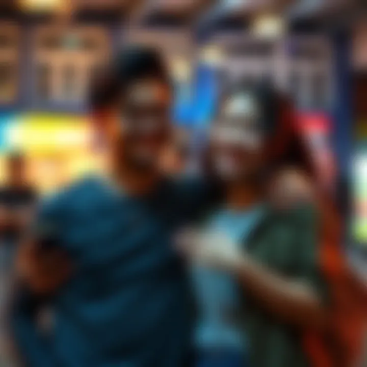 The author and a close friend pose together, signaling a meaningful connection between them.