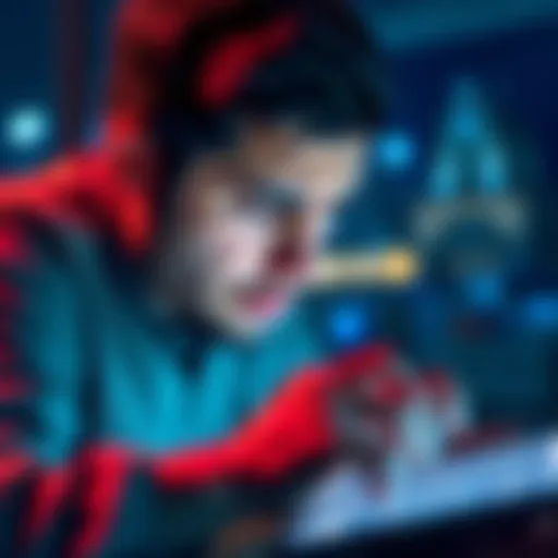 A person showing frustration while typing on an Android device due to keyboard lag