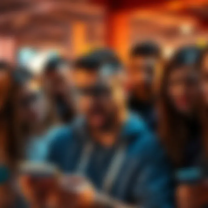 A group of people showing frustration while using ChatGPT Plus on their devices, highlighting slow response times and lag issues.