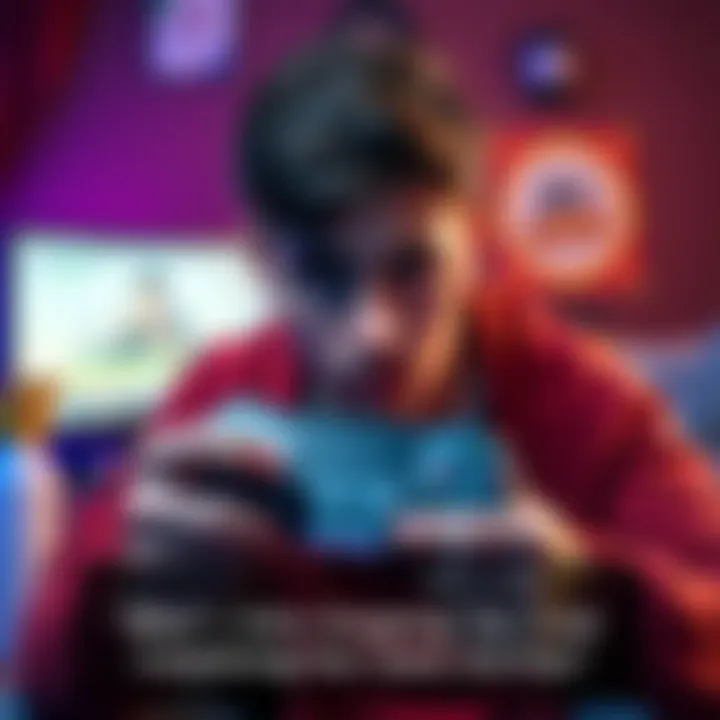 A gamer looks frustrated while holding a video game controller, surrounded by empty snack wrappers and a paused game screen, symbolizing challenges in completing games.