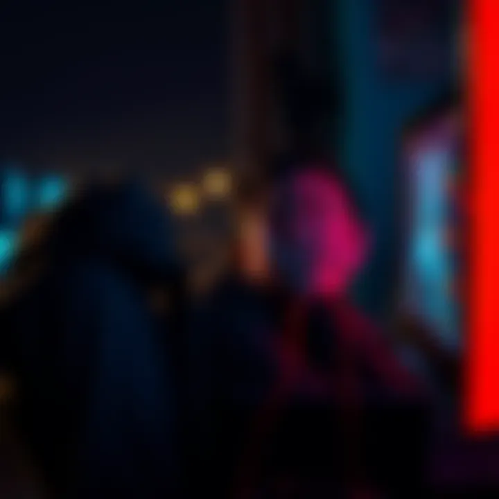 Frustrated Gamer with Horror Game A person looking frustrated while playing an indie horror game on a computer, showing a game scene with dark graphics.