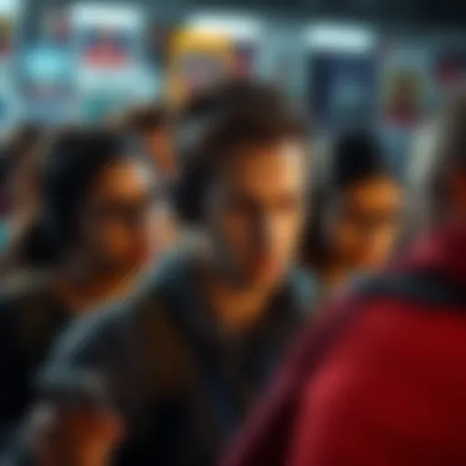 Group of people looking frustrated while trying to delete their online accounts on various platforms.