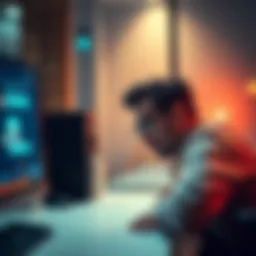 A person showing frustration while looking at a computer screen, with Chat GPT interface visible, expressing annoyance with AI responses