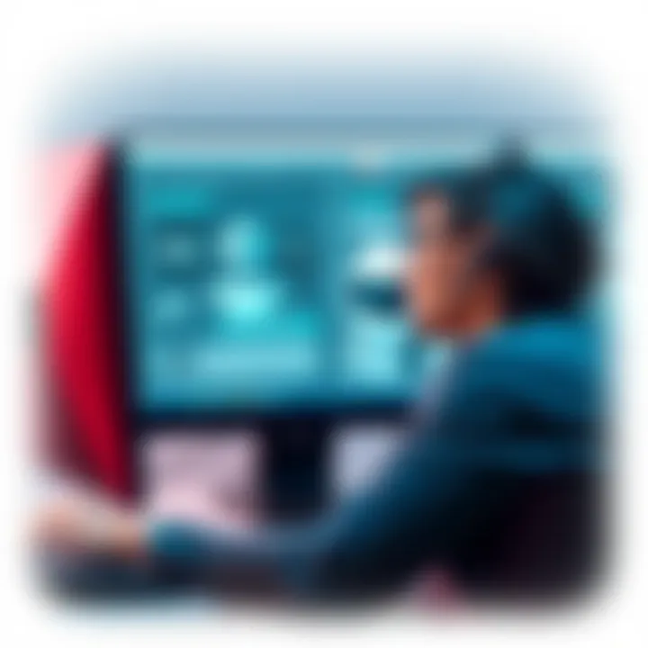 A person showing frustration while chatting with a snarky chatbot on a computer screen