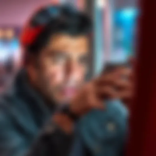 A person looks frustrated while using a smartphone, showing an ad on the screen, highlighting annoyance with unskippable ads.