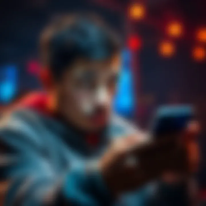 A person looking disappointed while using a smartphone, showing dissatisfaction with a premium app service.