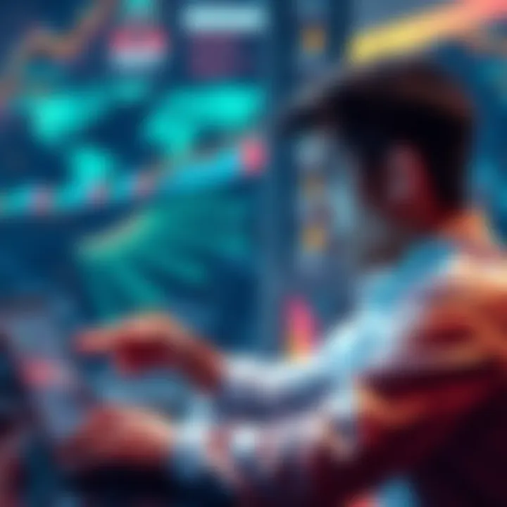 A person looking frustrated while using a laptop with AI content generation on screen