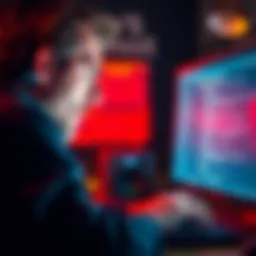 Person looking frustrated at a computer screen due to unclear responses