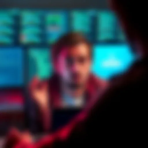 A person looking frustrated while attempting to download FP8 models on a computer, showing a 'file not found' error on the screen