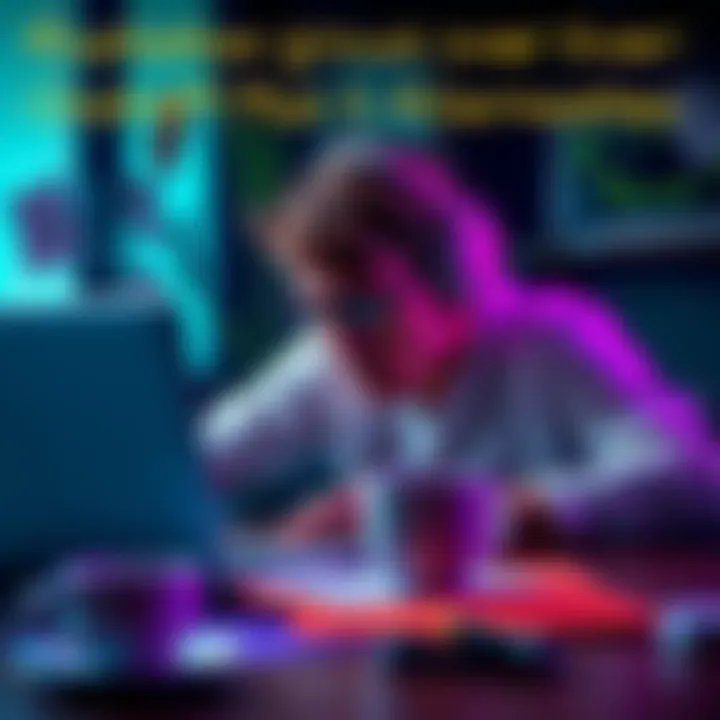 A person looking frustrated while using a laptop, surrounded by notes and empty coffee cups, indicating dissatisfaction with AI performance.