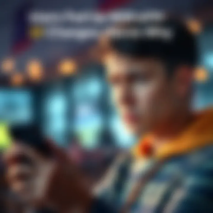 Frustrated user looking at a smartphone A frustrated person staring at their smartphone with a confused expression, showcasing annoyance with UI changes in an app.