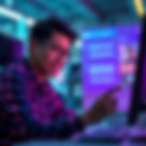 A person looking frustrated while interacting with a computer, symbolizing misunderstandings in AI conversations.