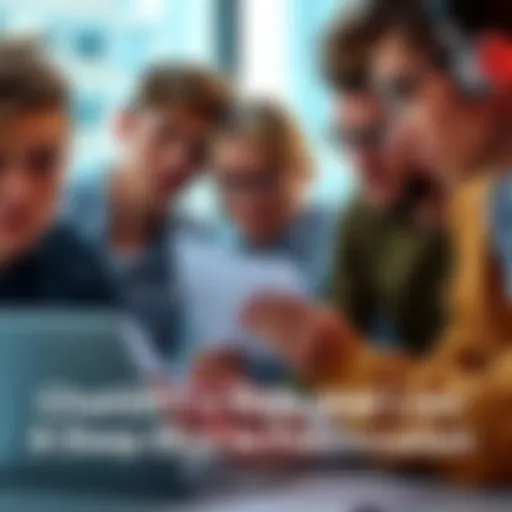 A group of people looking confused while reviewing documents on laptops, showing frustration with AI responses