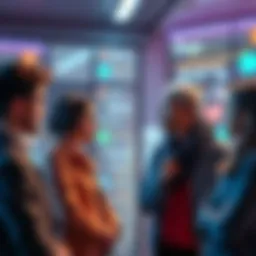 Frustrated users discussing chat limits Group of people expressing frustration over chat message restrictions in a digital forum