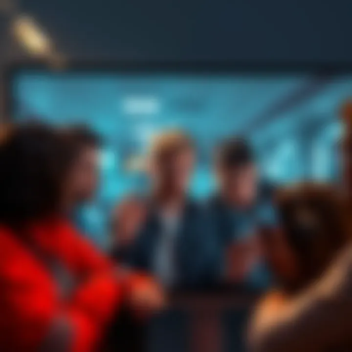 Group of users showing frustration as they encounter limits with an image generation tool on their devices