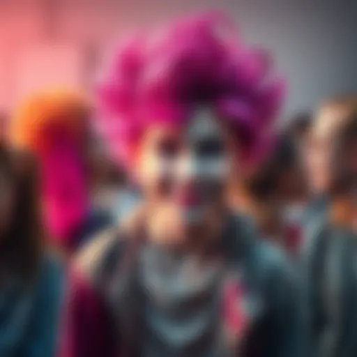 A collage of humorous comments about hair and funny reactions from people.