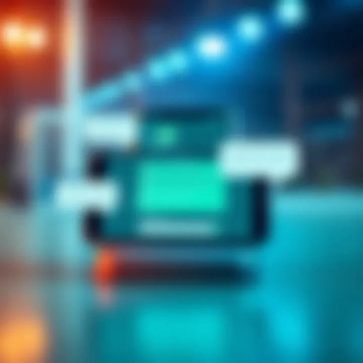 A smartphone displaying a chatbot interface for futsal court bookings on WhatsApp, with chat bubbles in Roman Urdu and English.