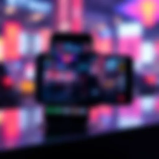 A conceptual image showing a smartphone displaying a T2I model in action, illustrating reduced VRAM requirements for video generation.