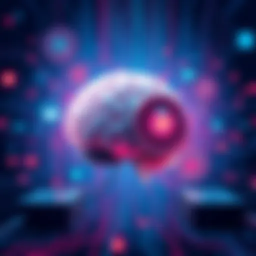 An illustration showcasing brain-computer interfaces and quantum computing, symbolizing the future of technology.