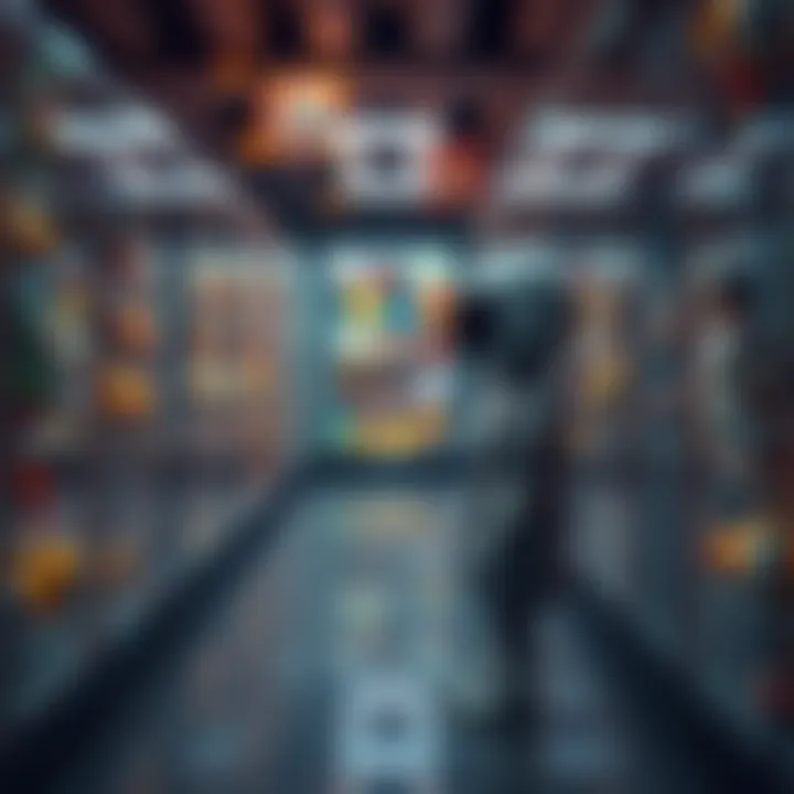 A glowing capsule-filled archive with an android child reflecting on childhood memories of toys in a quiet space.