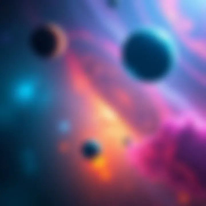 A colorful galaxy-themed creation with stars and planets, inviting community feedback.
