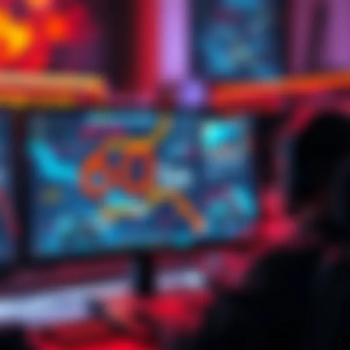 A game developer frustrated with jittery graphics on a computer screen displaying 60fps