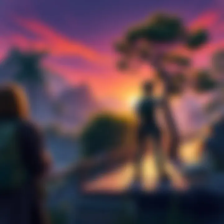 2D art showcasing the main character and background scenery for an upcoming point-and-click adventure game