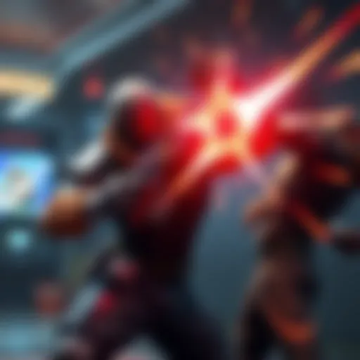 A character in a video game executing a melee attack on an enemy, showcasing hitbox interaction failure