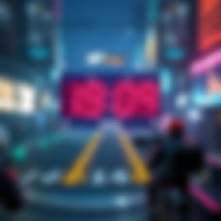 A digital countdown timer overlay on a gameplay screen, emphasizing time limits in a non-linear video game demo.