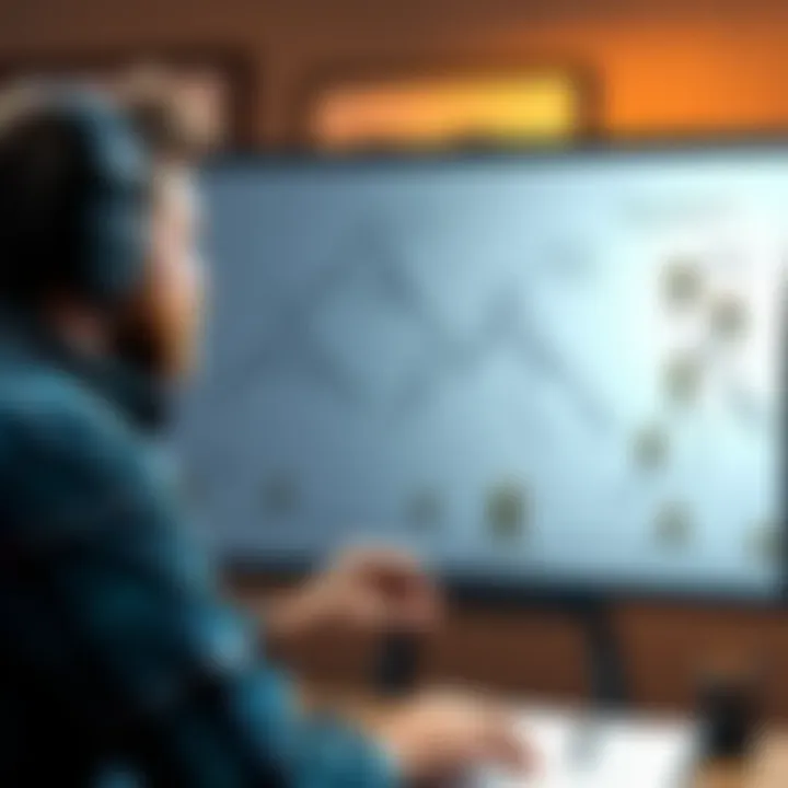 A game designer explaining climbing mechanics on a whiteboard, with sketches of mountains and characters climbing different surfaces