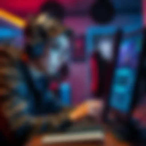 A game developer reviews player feedback on a computer while considering the risks of posting game demos on Steam.