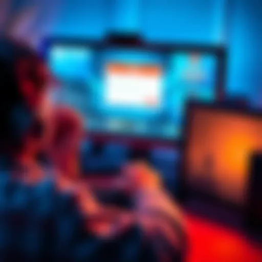 An indie game developer looks disappointed at their computer screen showing a missing game registration for Steam Next Fest.
