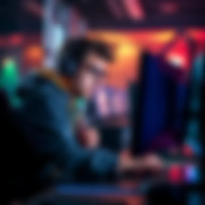 A game developer looks at feedback on a computer screen, contemplating open vs closed playtest decisions.