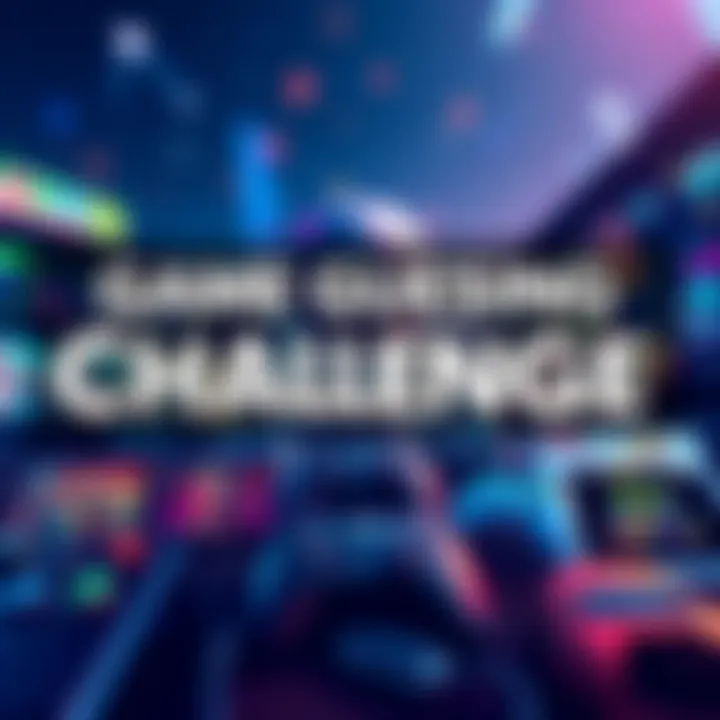 A collection of game images for a guessing challenge