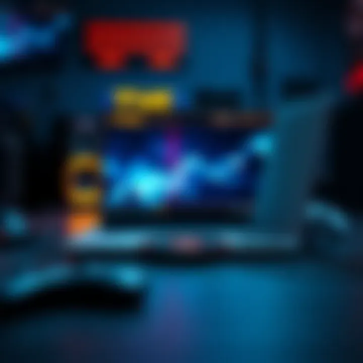 A gaming setup showing a single game disc and a closed laptop, symbolizing a failed game release with minimal sales.