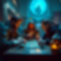 Players testing the Talisman board/card game while enjoying gameplay and seeking to win cash rewards.