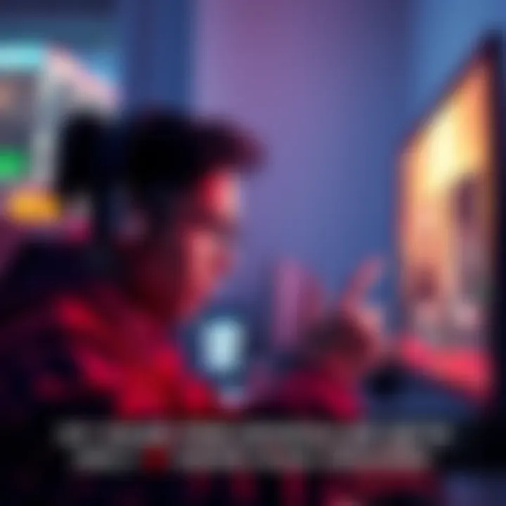 A person looking at a computer screen with disappointment over low views on a game trailer